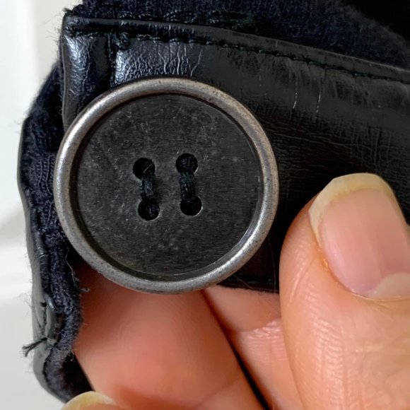 🌷3 for$25🌷Foxy Jeans, US M (Fits Small), Black Pleather Trim Blazer - Picture 6 of 8